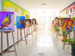MIS Students Art display